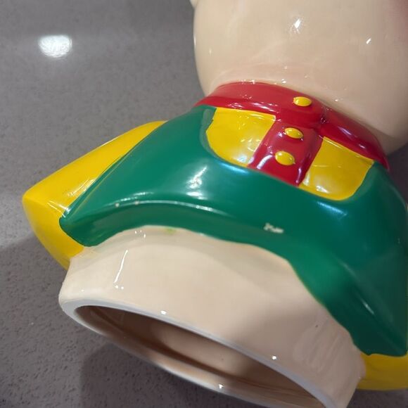 Caillou Ceramic Cookie Jar Excellent Condition Discontinued Primary Colours 11” - Picture 10 of 11